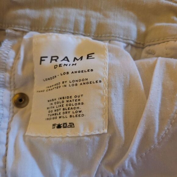 FRAME DENIM Le Skinny de Jeanne Tan Denim Jeans Size 25 Midrise Stretch - Picture 5 of 10